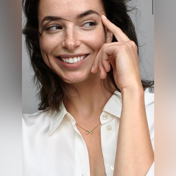 Authentic Pandora Sparkling Infinity Collier Necklace - Brand New - Picture 4 of 4